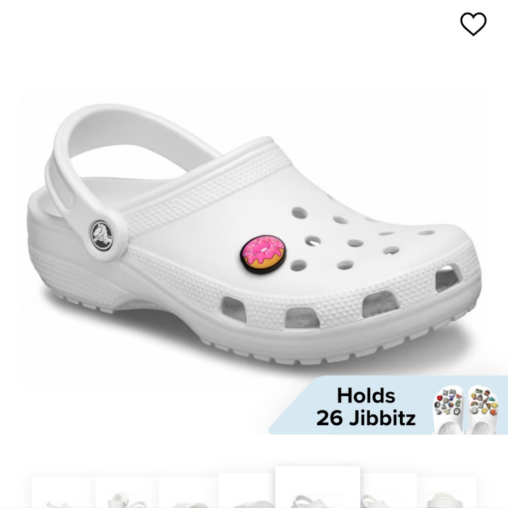 Crocs Classic Clog White Men's 11